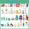 Conjunto de Figuras Colecionáveis Toy Story 4 Inclui Woody, Buzz Lightyear, E Mais!