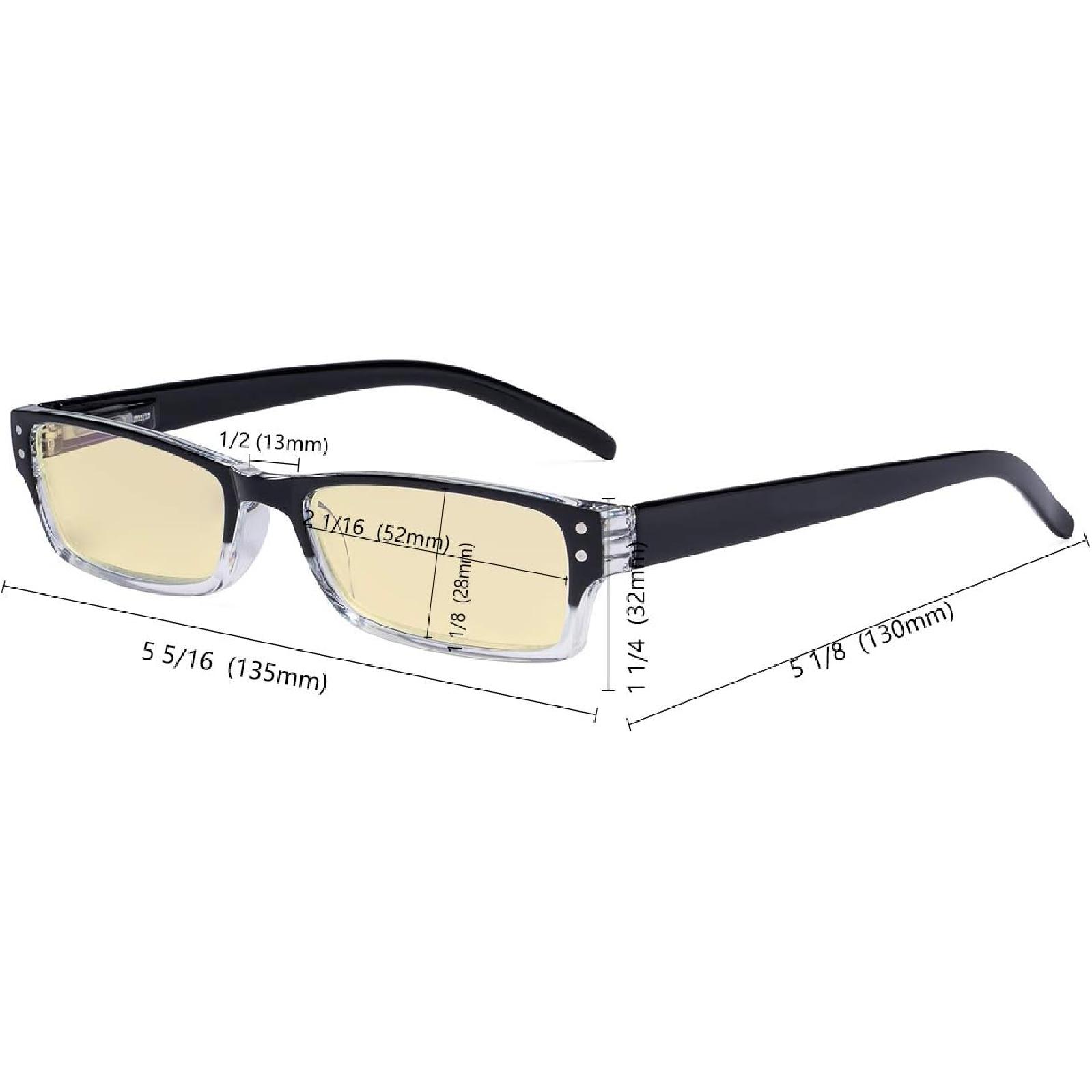 

Eyekepper Spring Hinge Two-Tone Color Computer Glasses Readers Reading Glasses +1.75