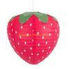 F26C 3D Strawberry Paper Lantern Foldable Hanging Lantern Fruit Theme Ornament Party Supplies Birthday Decors for Baby Shower
