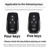 Leather Car Key Cover Case Protection Shell Keychain For Toyota Vellfire Alphard 30 Series Previa Tarago 5 6 Accessory