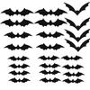 Halloween Netopýři Samolepky Lepicí PVC Samolepka Realistická Létající Netopýr Samolepka Nástěnné Samolepky Na Okno Zeď Halloween Dekorace