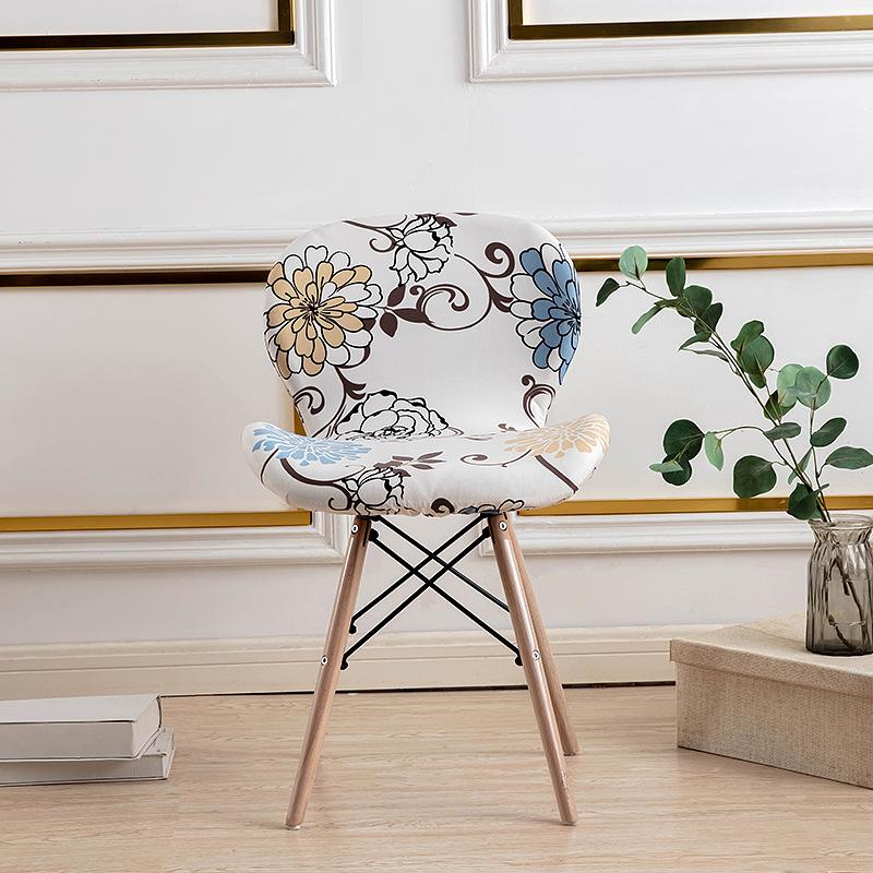 

Современный Простой Чехол на Стул с Принтом Четыре Сезона Бытовой Эластичный Чехол на Изогнутый Стул-Бабочку Готовое Изделие Butterfly Chair