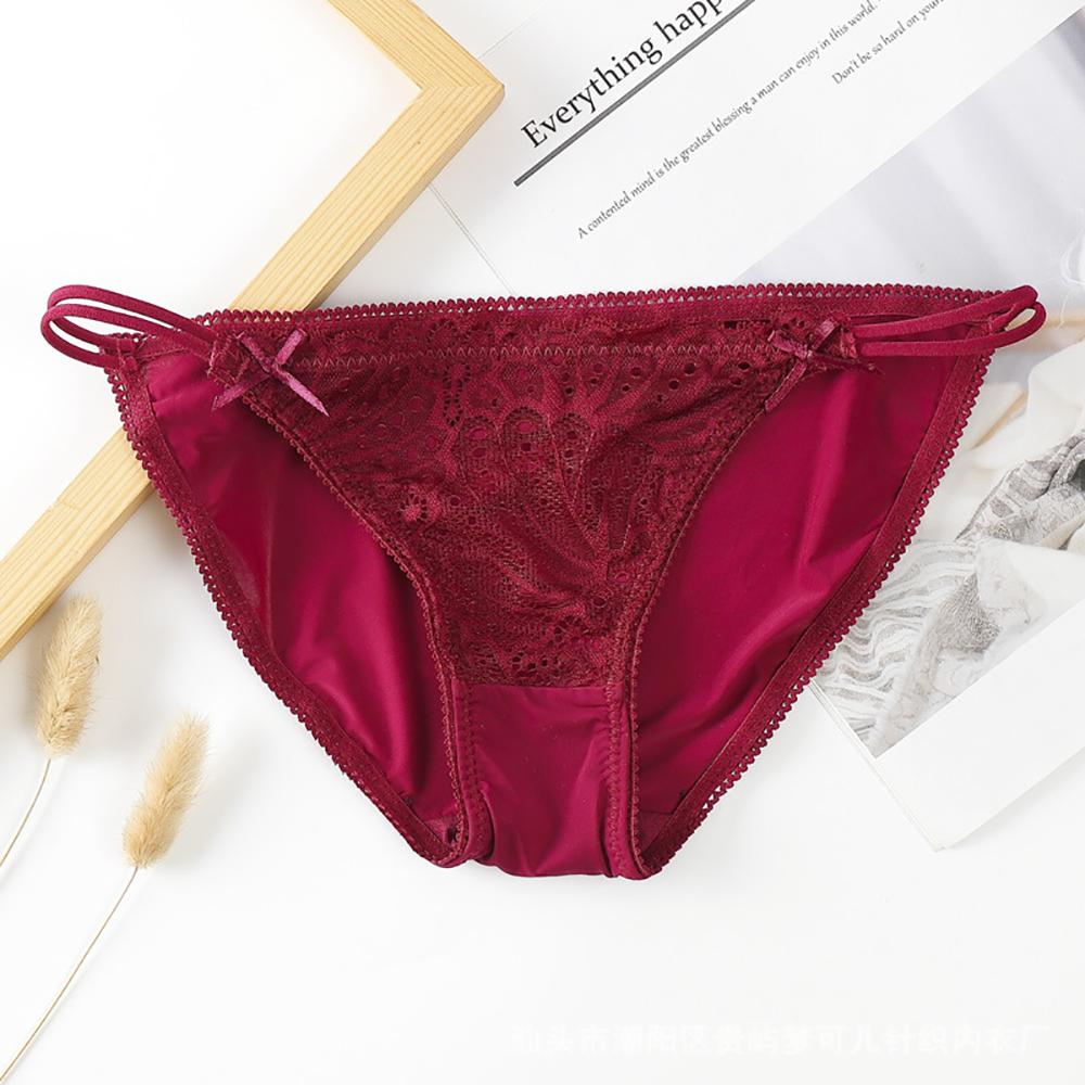 Underwear Soft Bow Underpants G-string Bandage Lace Panties Sexy Briefs Lingerie Women Thong