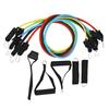 11-Piece Carabiner Eyelet Hook Puller & Stretch Rope Set for Muscle Fitness Training