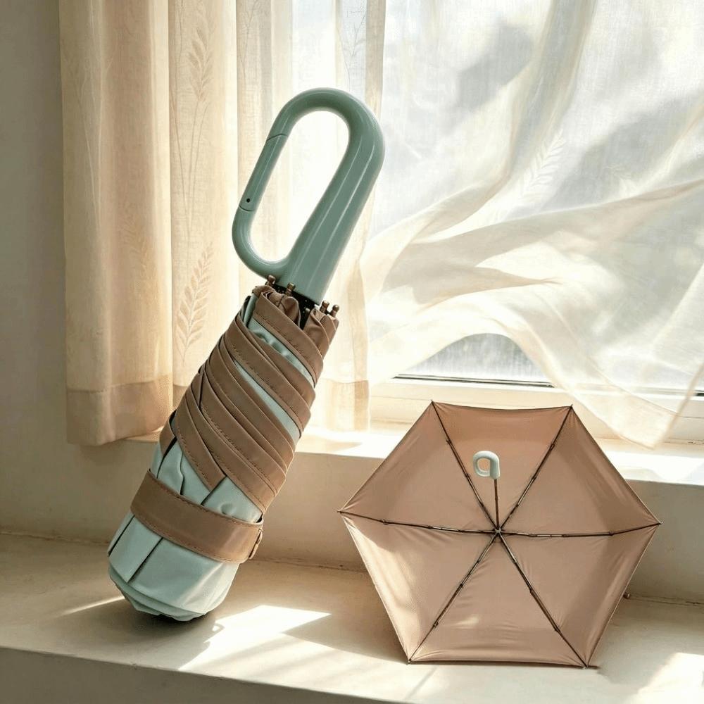 UV Protection Folding Umbrella Manual Sunshade Umbrella Windproof Sun Rain Umbrella  Outdoor Use