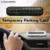 1 szt. Nowa tymczasowa karta parkingowa do samochodu Odznaka Stylizacja samochodu Dla Jaguar XF XE XJ F-Pace X-Type S-Type F-Type E-Pace I-PACE XK