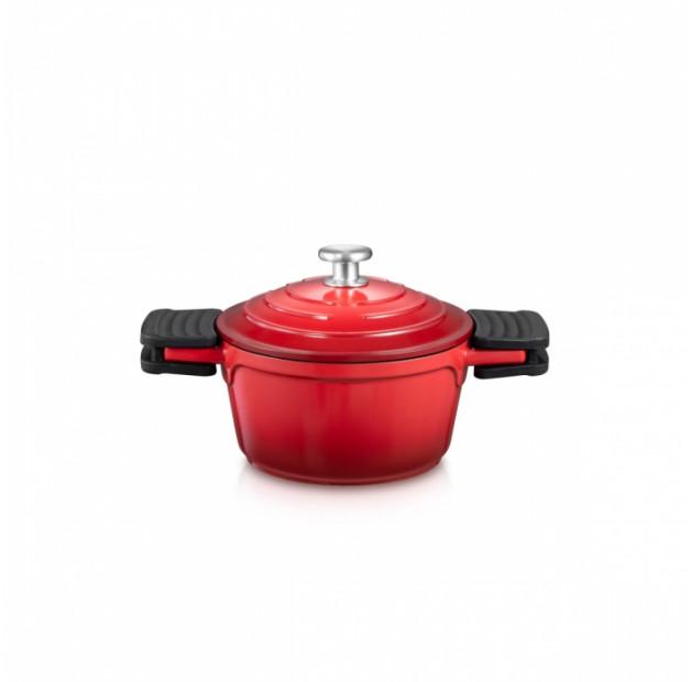 

TESCOMA Bordeaux 1,5 л красный - алюминиевый горшок с крышкой