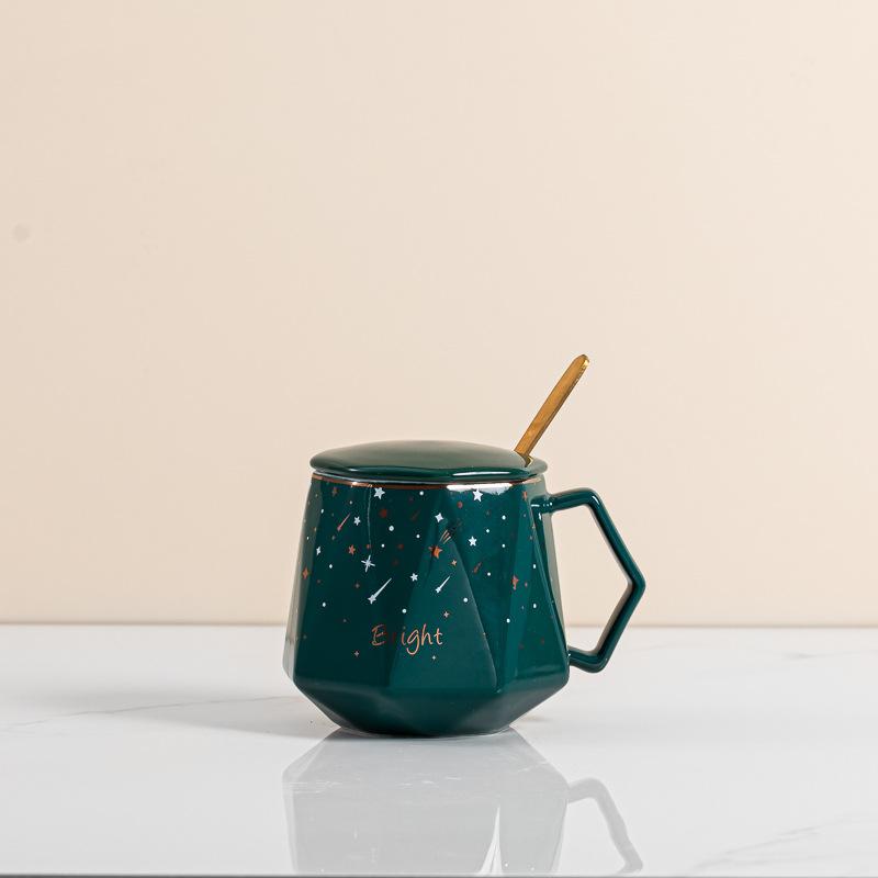 Simple fashion ceramic cup creative mug coffee cup couple cup gifts business souvenir