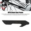 2PCS Black Mountain Bike Chainstay Protector 23.4*5cm Road Bicycle Chain Pad  Road Bike