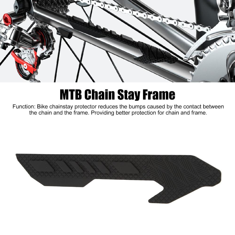 2PCS Black Mountain Bike Chainstay Protector 23.4*5cm Road Bicycle Chain Pad Road Bike
