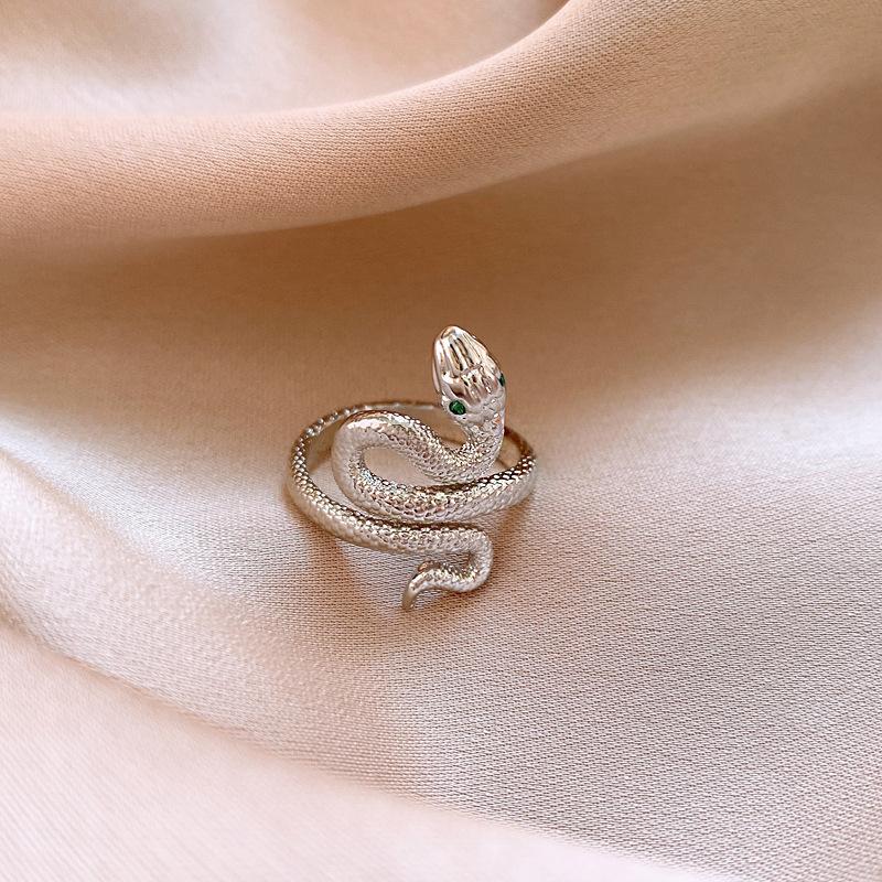 Vintage Palast Blumenring Diamantstil Leichter Luxus Premium Zeigefinger Schmuck