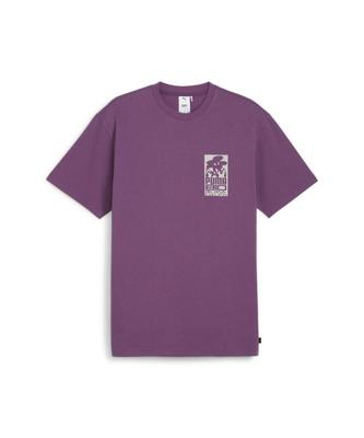 Puma Puma  Puma X foX Mini Graphic ShorT Sleeve T shirT   Crushed Berry  624070 49