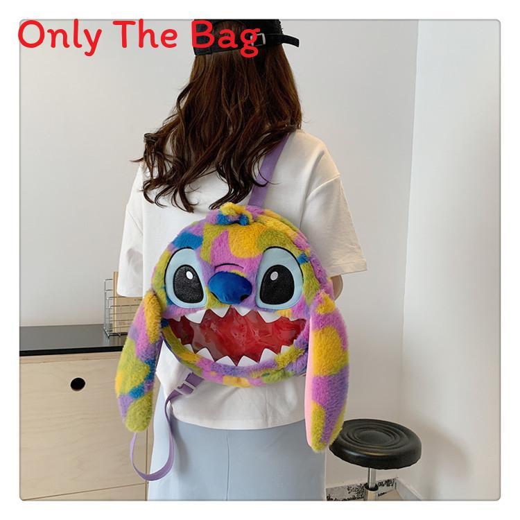 Zootopia Plush Bunny Tote Bag With Zipper Closure For Casual Day Use