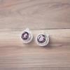 Rare Amethyst Gemstone 925 Sterling Silver Jewelry Handmade Stud Earrings 0.62" EE-125-7