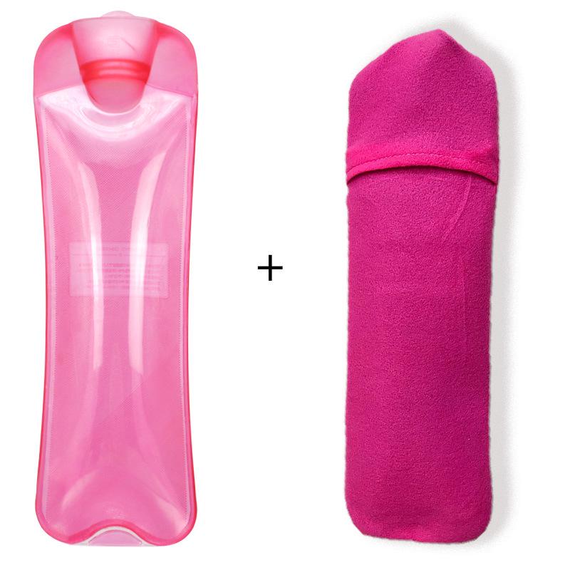 Long PVC Hot Water Bottle Hand Warmer & Massage Bag