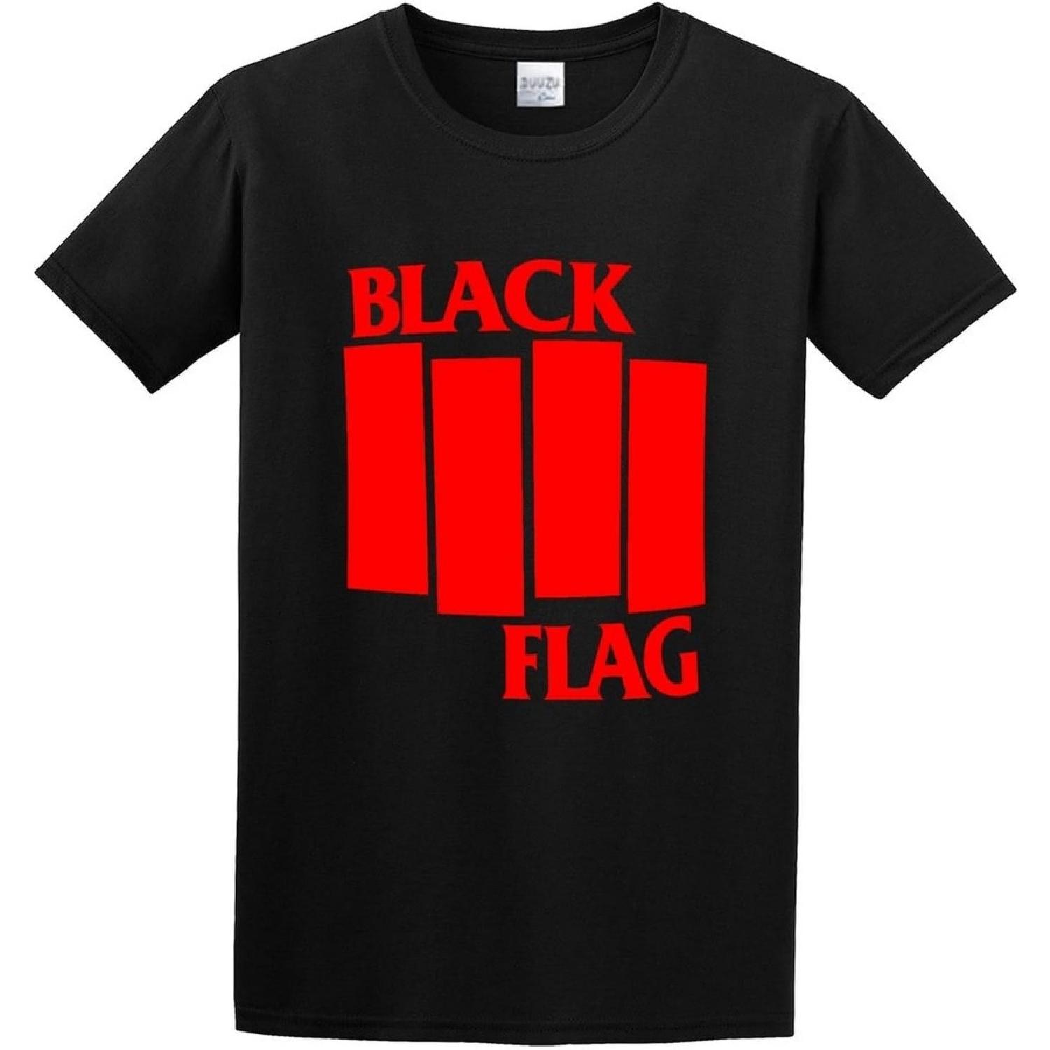 Black Flag Band Logo Unisex 100% Cotton Short-Sleeve T-Shirts Black XXXXXL разноцветный