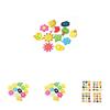 12pcs Set Of Premium Wooden Cartoon Animal Fridge Magnets For Educational Fun