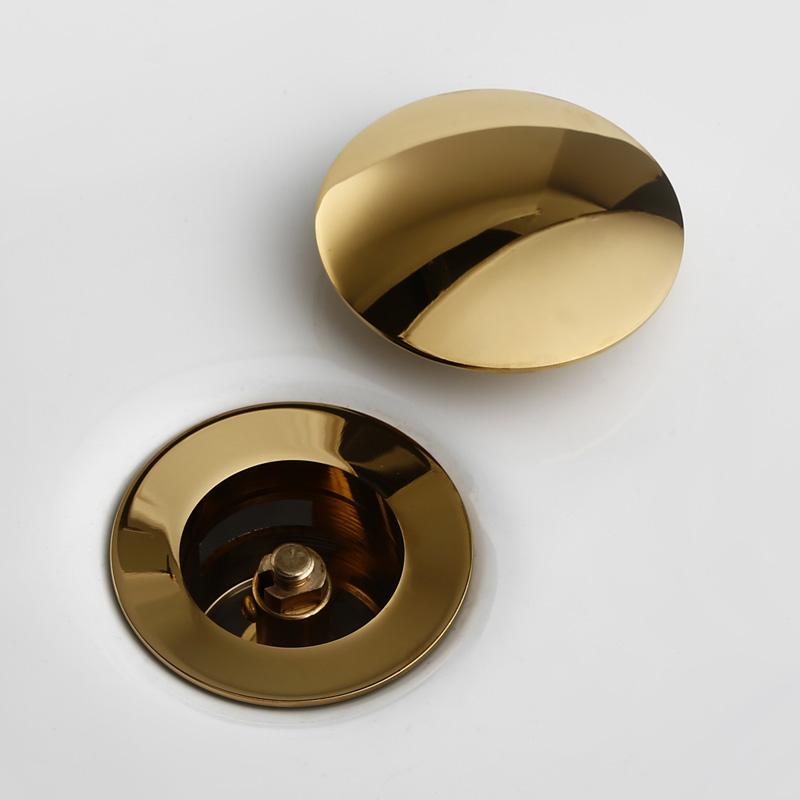 Pop up Drain Button Bathroom Sink Plug Black Gold Rose Siphon Waste Stopper Wash Basin Faucet Accessory for Kitchen Or Bath Oil Drain Plugs 3