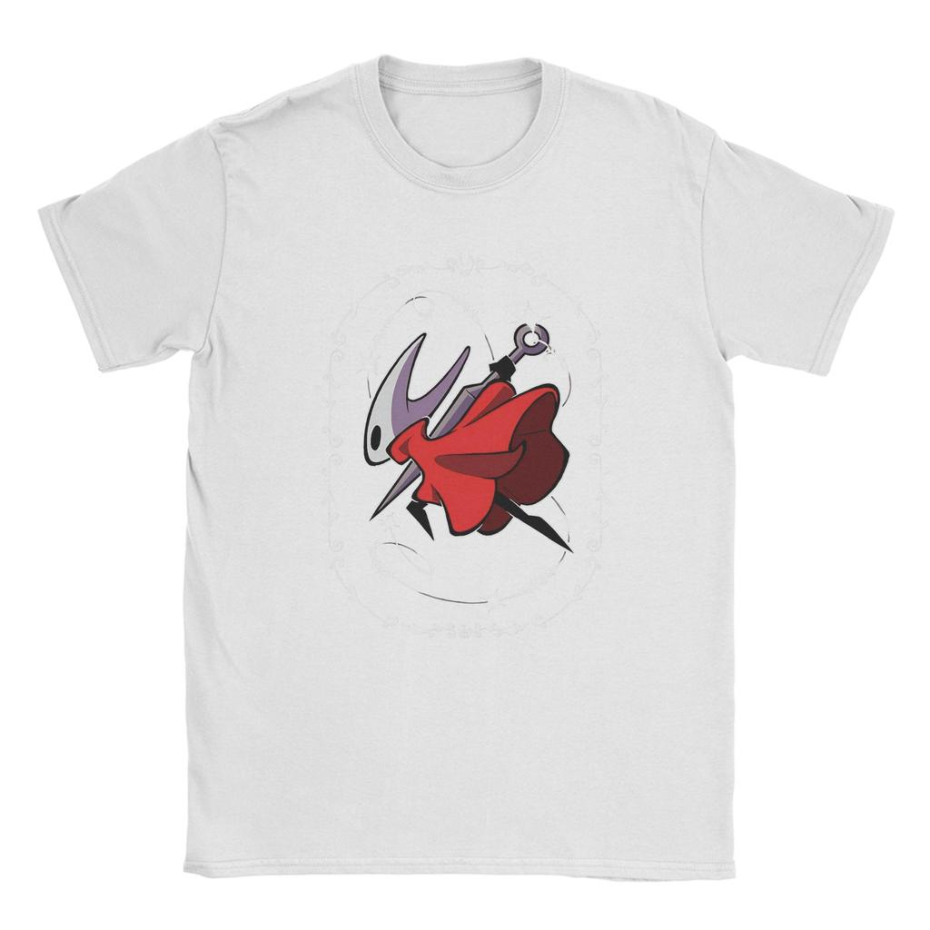 Men's T-Shirts Hollow Knight Silksong Funny 100% Cotton Tee Shirt Short Sleeve  T Shirts Crew Neck Clothing New Arrival
