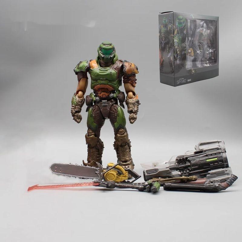 Doom Warrior Evig Actionfigur Samling Modell Statue Animasjon Bevegelig Pynt Leker Og Gaver