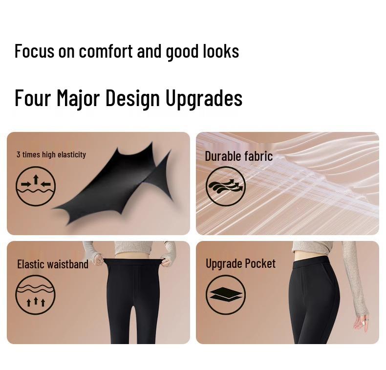 Women's 2025 High Waist Micro Flare Black Pants - Slimming, Elastic, Drape Design for Summer