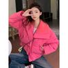 New cotton-padded clothes for women's winter short jackets, loose and thickened cotton-padded jackets are trendy.