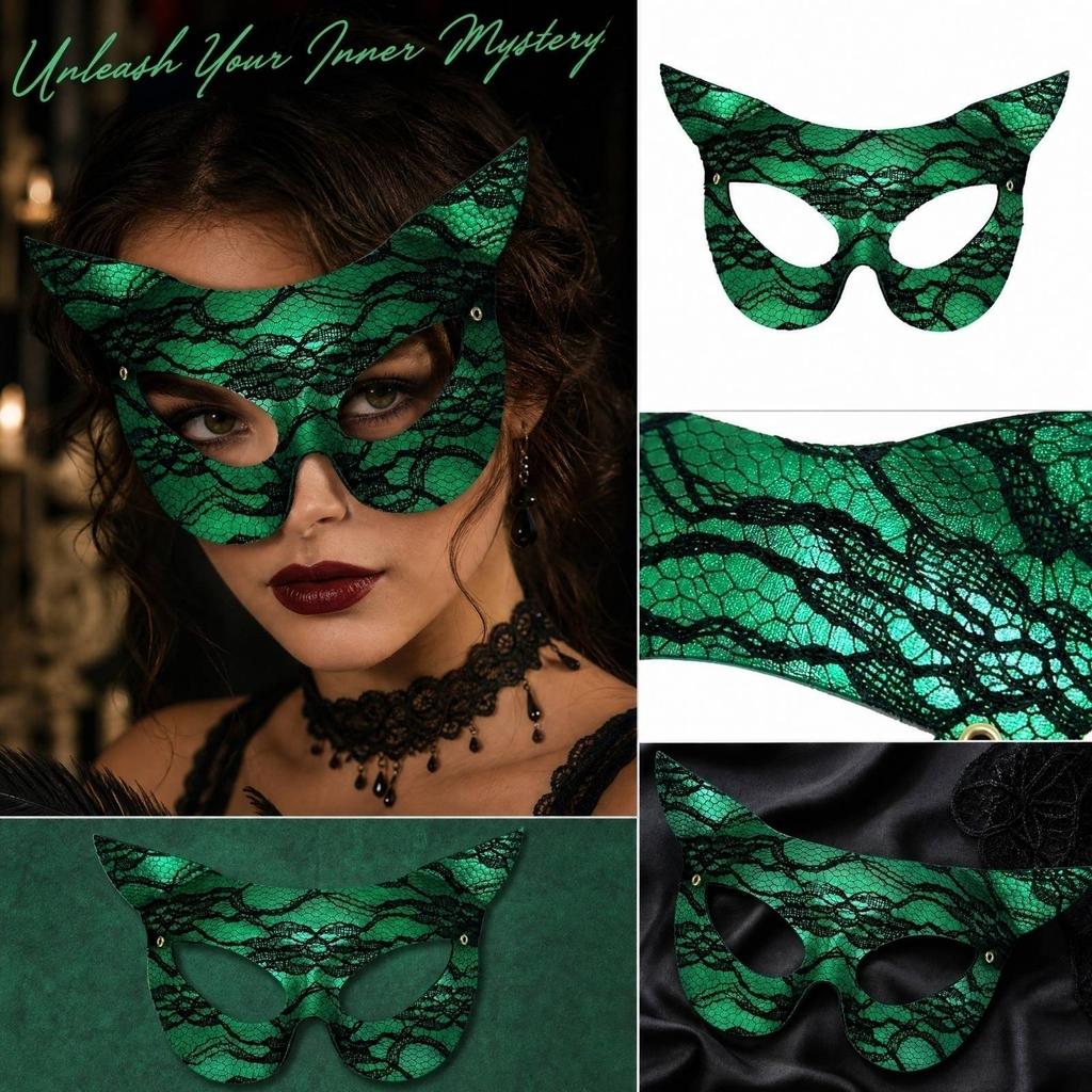New Cute Face Lace Snake Pattern for Masquerade Party