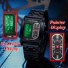 VA VA VOOM Men Watch Men’s Digital Watches with Dual-movement Display, Electronic Display + Analog Display,Stainless Steel Luminous Alarm Wristwatch