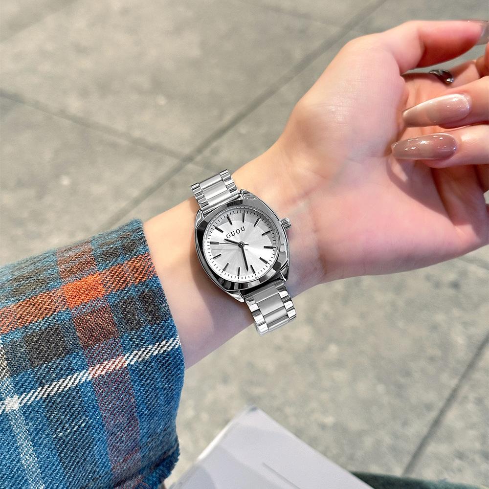 New Women's Watch - Stylish, Unique, Simple, Elegant, Trendy Stainless Steel Strap Quartz Watch - High-End Selection
