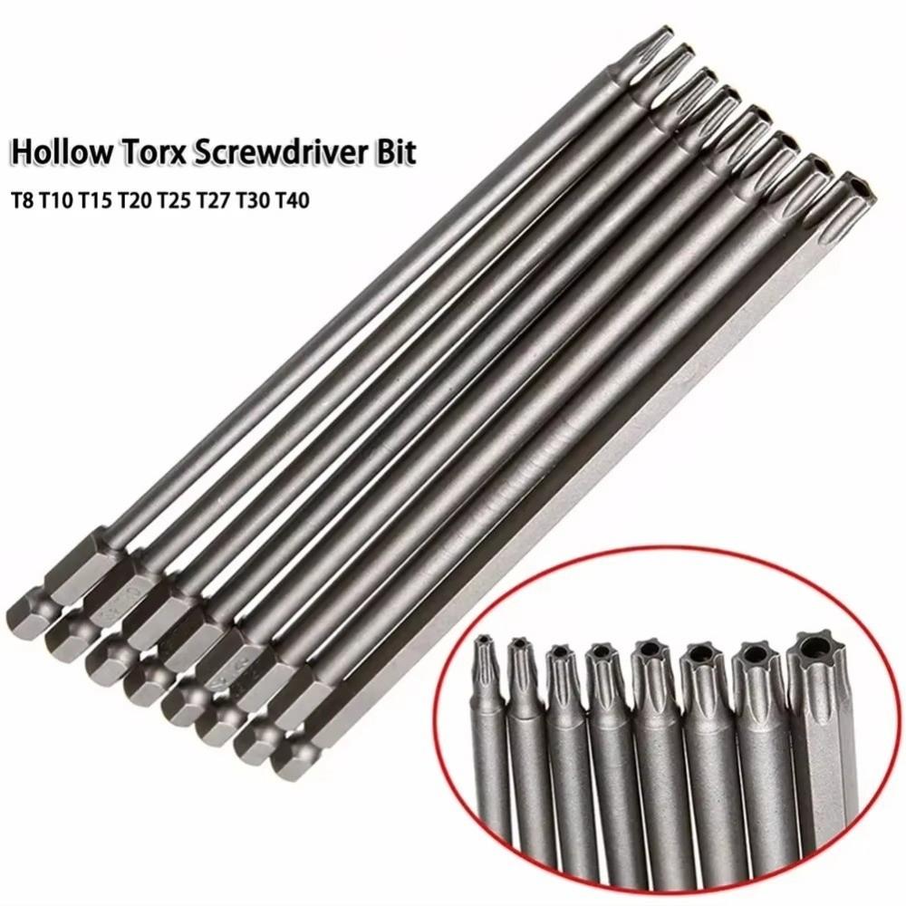 8PCS T8-T40 Hex Head Allen Wrench Drill Bits Set Screwdriver Socket Bit  Wrench Use