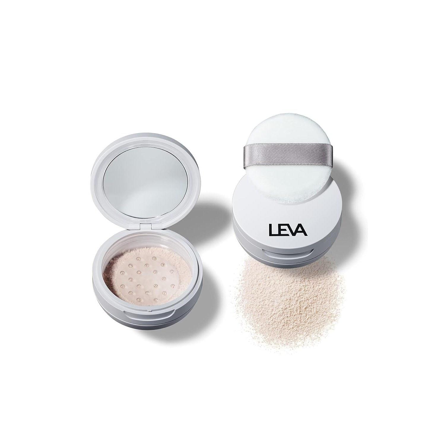 LEVA Face Powder UV Oil Control Sunscreen Moisture Retention Mens Cosmetics SPF50+ PA++++ Smooth Skin Keep Sensitive Invisible Transparent Type BB