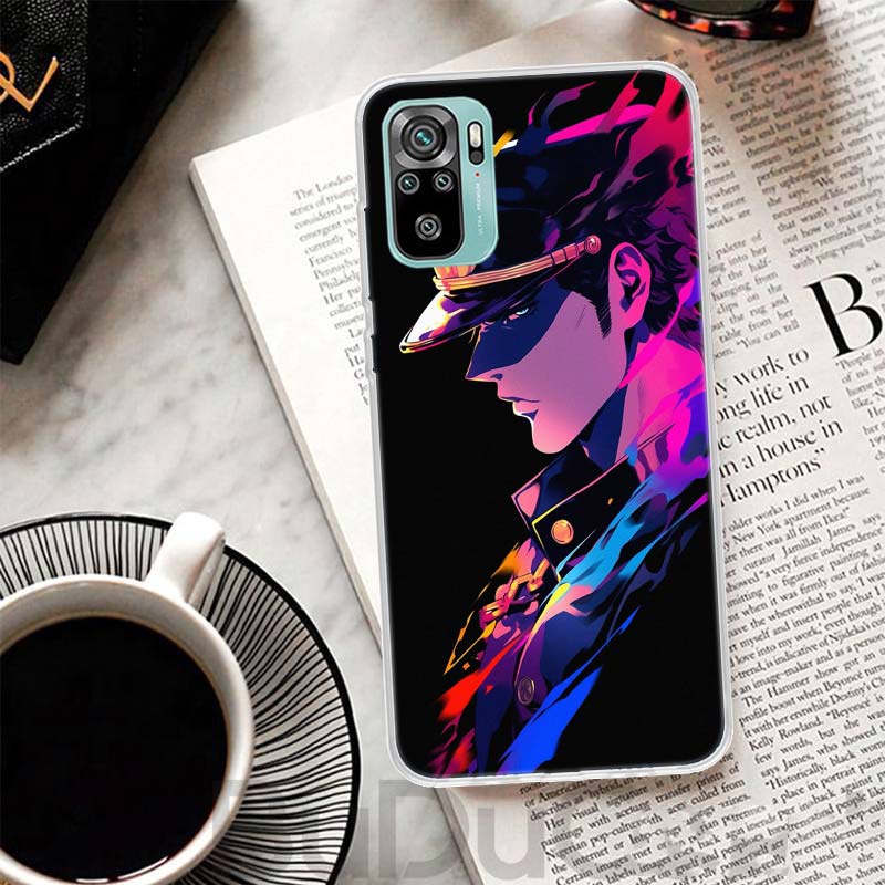JoJo's Bizarre Adventure Kujo Jotaro Cover For Xiaomi Redmi Note 14 13 12S 12 11 Pro Plus Phone Case 11S 10S 10 11E 11T + 9S 9 P