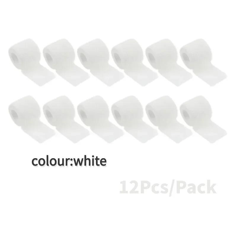 

New 12 Pcs 5cmx4.5m Sports Elastic Bandage Set First Aid Wrap Tape for Sprains Wrist Palm Finger Arm Knee Ankle Leg Pets Tattoo