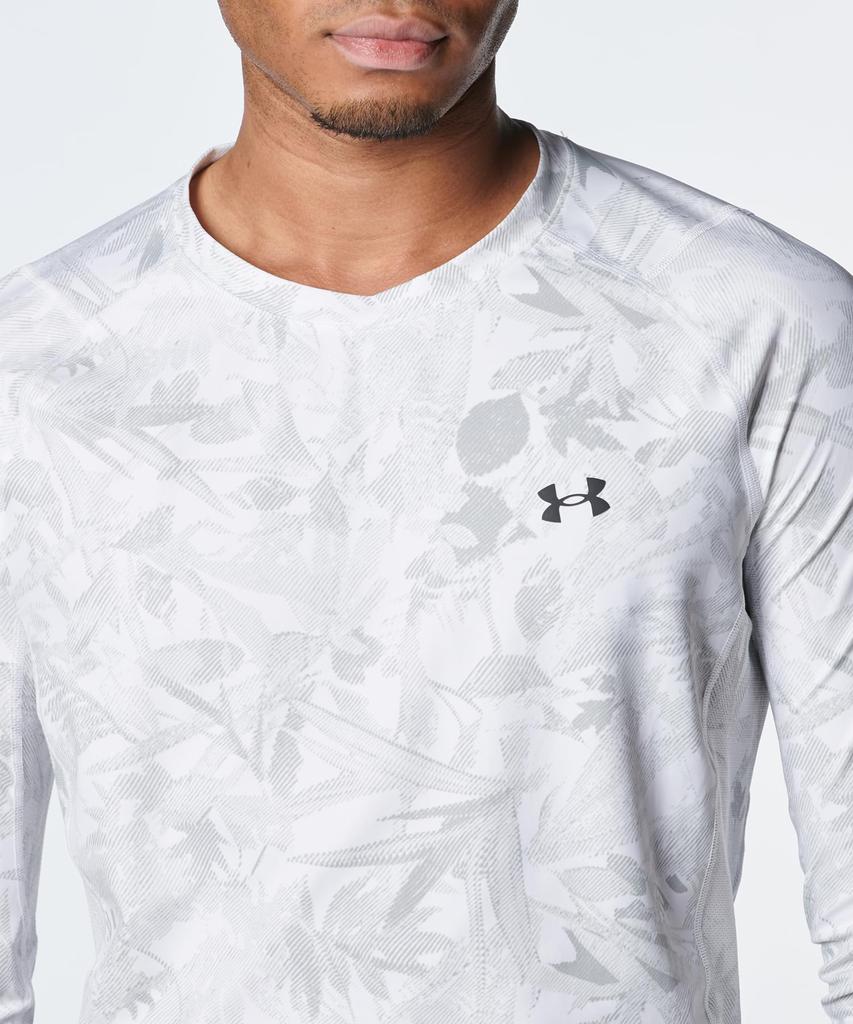 UA Figursydd Långärmad NV Vit Svart LG [Under Armour] Iso-Chill / /
