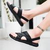 Summer Men Sandals Open Toe Flat Mens Casual Shoes Outdoor Walking Sandals for Men Beach Shoes Men Slippers
