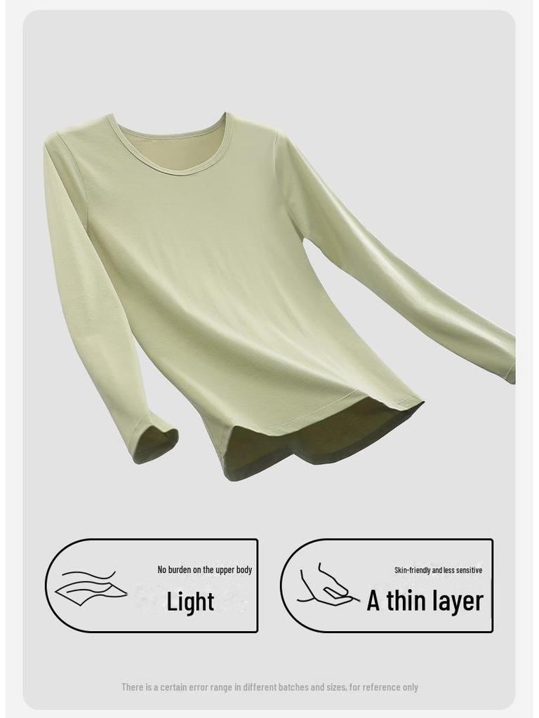 7A Grade Women's Antibacterial Pure Cotton Autumn Thermal Underwear Set