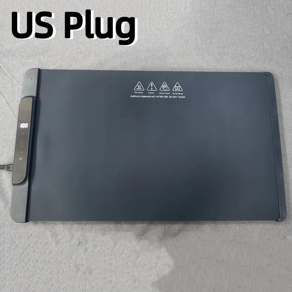 Non Slip Food Warming Mat Adjustable Temperature Electric Heating Tray Household Dining