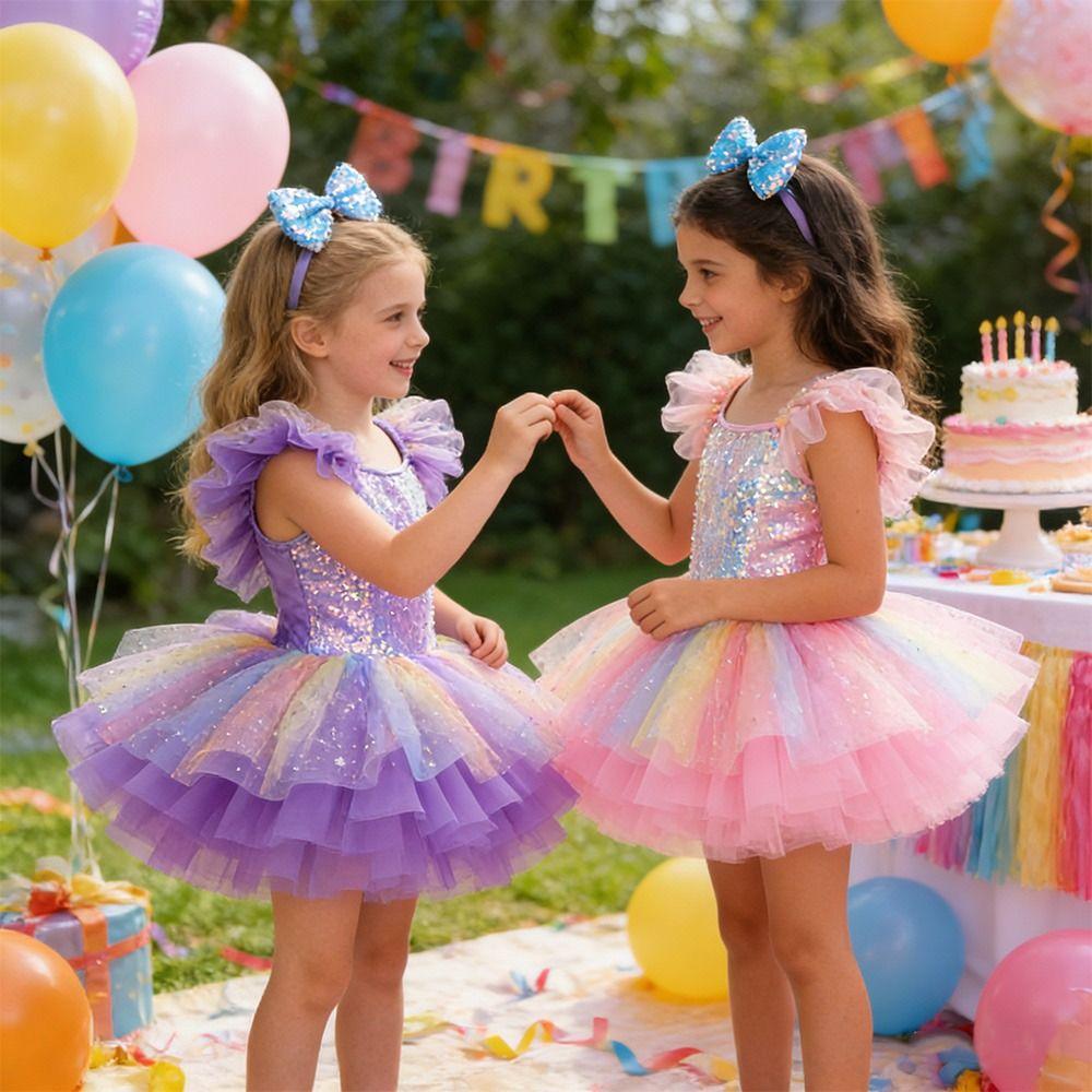 Romantic Ballet Tutu Skirt Puffy Princess Dress Fashion Performance Costume  Dance