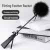 Leather Feather Slapping Hand: Sensual Foreplay Toy for Teasing and Spanking Fun