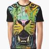 Boutique Summer Sports Fitness Breathable Men's Undershirt Short Sleeve 3D Graffiti Printed Round Neck Casual T-Shirt Hot Sale