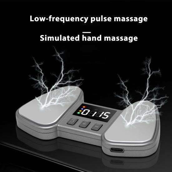 Electric Finger Massager for Numbness Relief Hand Acupoint Therapy with Pulse Stimulation Portable Pain Relief Device