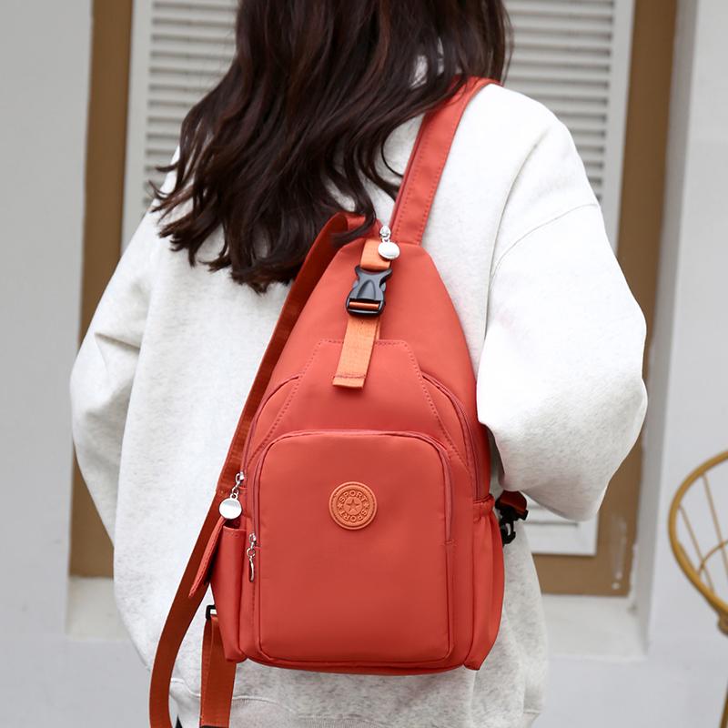Tendință de Modă Simplă Casual Femei Geantă de Piept, Geantă Crossbody din Nailon, Rucsac Multifuncțional cu Capacitate Mare