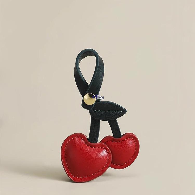 2025 Cherry Heart Bag Charm - Cute Small Ornament Accessories