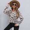 YYFS Women's Fashion Casual Leopard Print Autumn Winter Long Sleeve O-Neck Sweaters