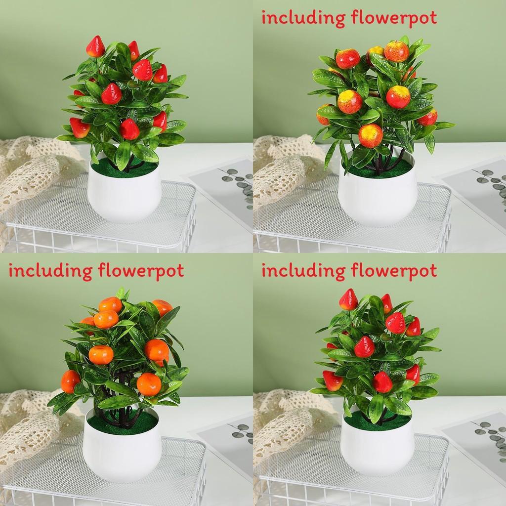 Artificial Plant Decoration With Plastic Craft For Home Office Decor