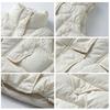 Fashion Short Down Cotton Vest Korean Style Stand Collar Loose Sleeveless Jacket for Autumn Winter