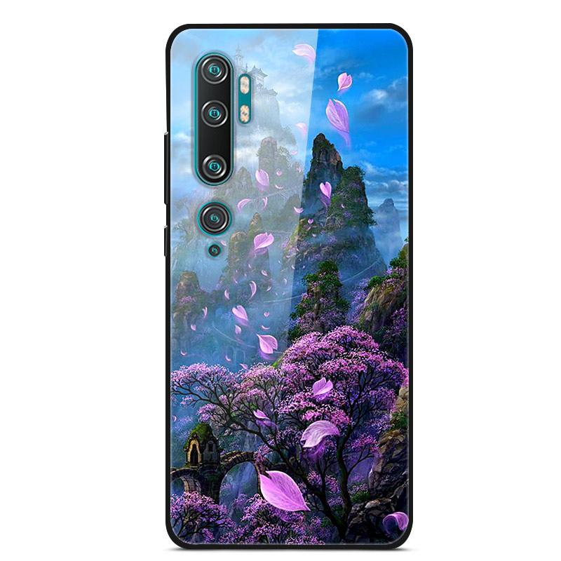 Luxury Cover Case for Xiaomi Mi Note 10 Pro Tempered Glass Cover Silicone Phone Case for Xiaomi Redmi Note 10Pro 10 Pro Cases