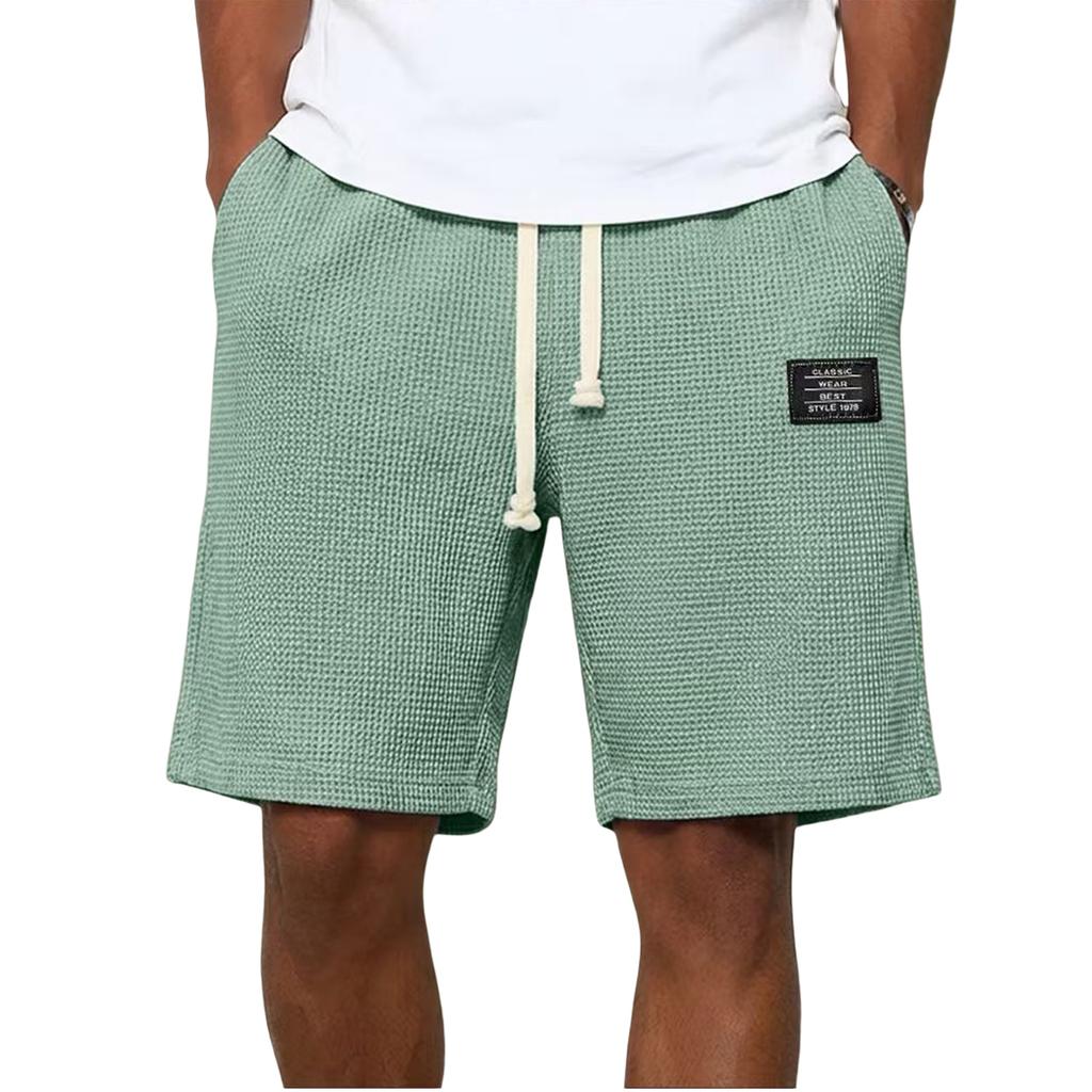 Men's Casual -Weave Drawstring Shorts