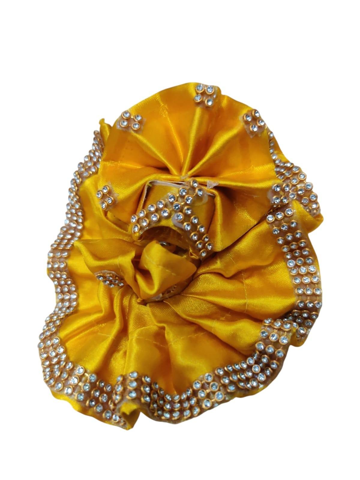 @ Indian Traditional Dress For Laddu Gopal Yellow Color 25Gm