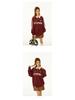 2025 Plus Size Retro College Style Polo Collar Sweatshirt for Women - Spring & Autumn Trendy